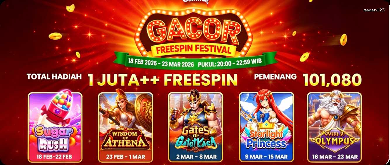 Login mamen123 Sekarang Bonus Melimpah